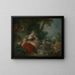 Kaksi maalaisnukkea - François Boucher — kehystetty taideteos seinällä