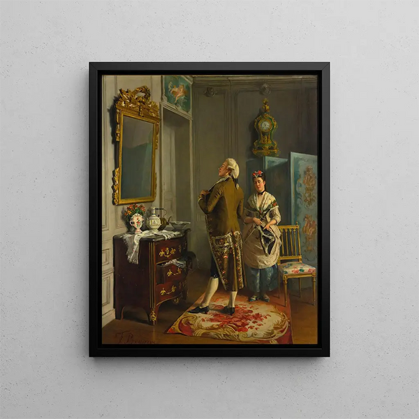Valmis tanssiaisiin - François Brunery — kehystetty taideteos seinällä