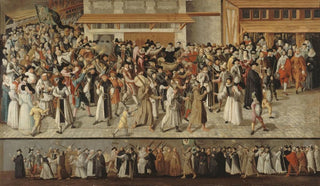 Franois Bunel - Procession de la Ligue sur lle de la Cit au sortir de NotreDame.webp