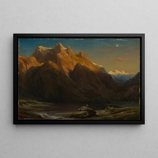Franois Diday - Der Montblanc im Alpenglhen.webp