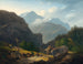 Figures avec des montagnes - François Diday — näkymä teoksesta