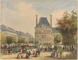 Franois Etienne Villeret - Rue de Rivoli and Pavillon Marsan.webp
