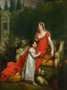 Élisa Bonaparte avec sa fille Napoléona Baciocchi - François Gérard — näkymä teoksesta
