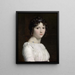 Portrait of Alexandrine Émilie Brongniart - François Gérard — kehystetty taideteos seinällä