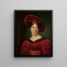 Portrait de Madame Lestapis et Boode Fille d'Henry Boode - François Joseph Kinson — kehystetty taideteos seinällä