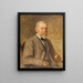 Muotokuva arkkitehti Charles Louis Girault 1851-1932 - François Schommer — kehystetty taideteos seinällä