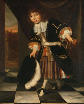 Franois Verwilt - Portrait of a Boy called The Young Son of Admiral van Nes.webp