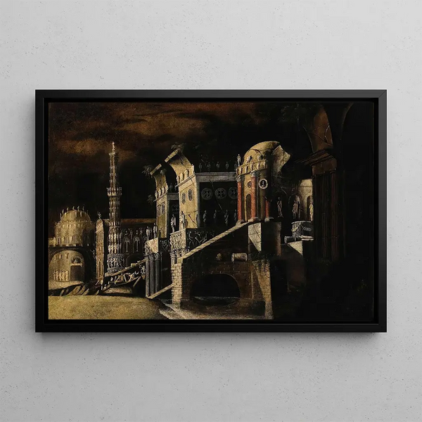 Franois de Nom - View Of An Imaginary Palace.webp