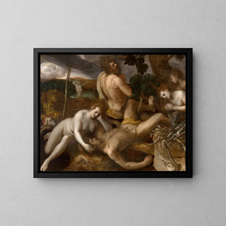 La Lamentation sur Abel - Frans Floris — kehystetty taideteos seinällä