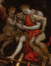 Venus itkee Adonin kuolemaa - Frans Floris — näkymä teoksesta