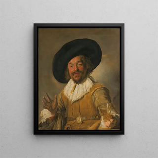Frans Hals - A Militiaman Holding a Berkemeyer Known as the Merry Drinker.webp
