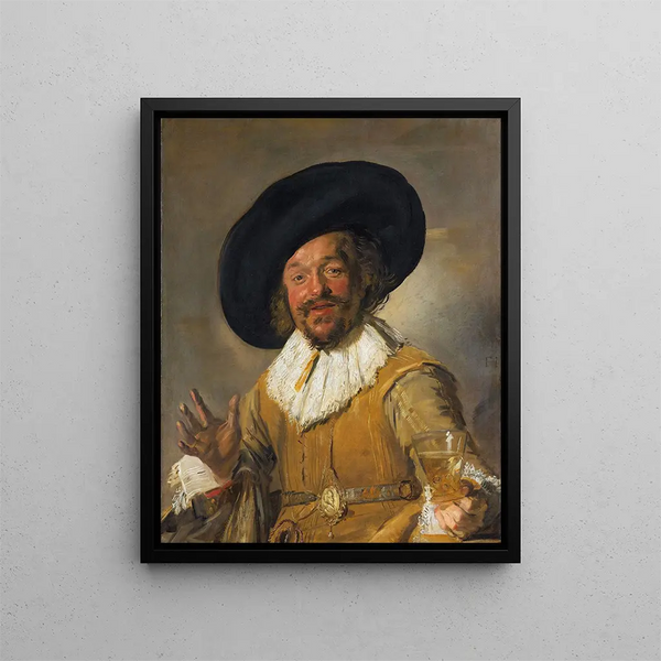 Joyeux buveur - Frans Hals — kehystetty taideteos seinällä
