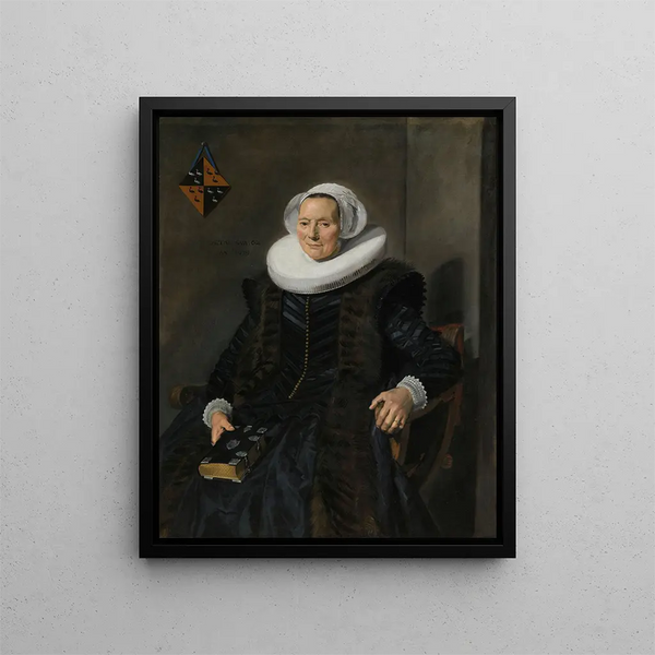 Muotokuva Maritge Claesdr Vooght - Frans Hals — kehystetty taideteos seinällä