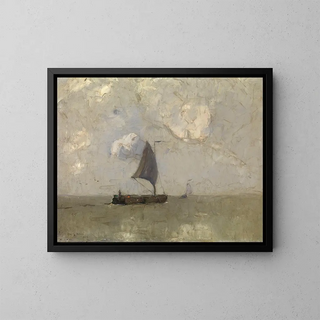 Frans Hens - Rain on the Scheldt.webp