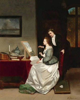 Frans Moormans - The Painting Lesson.webp