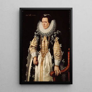 Frans Pourbus The Younger - Portrait of the Wife of Nicolas de Hellincx.webp