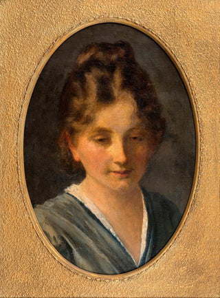 Frans Schwartz - Portrait of a young girl Miss Karen Poulsen.webp