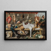 Jänismarkkinamaalaus - Frans Snyders — kehystetty taideteos seinällä