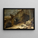 Porcupineja ja kyykäärmeitä - Frans Snyders — kehystetty taideteos seinällä