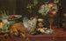 Luonnonkuvaelma kuolleesta riistasta, hedelmistä ja vihanneksista - Frans Snyders — näkymä teoksesta