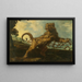 Leijona ja hiiri - Frans Snyders — kehystetty taideteos seinällä