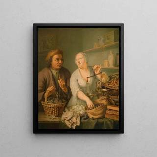 Frans Van Mieris The Younger - At the Market.webp