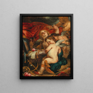 Frans Wouters - A Vanitas with putti.webp