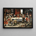 Festin Burlesque - Frans Xaver Hendrick Verbeeck — kehystetty taideteos seinällä
