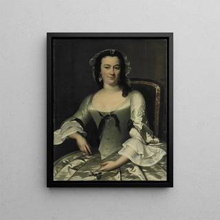 Frans van der Mijn - Portrait of Maria Henritte van de Pol Wife of Willem Sautijn.webp