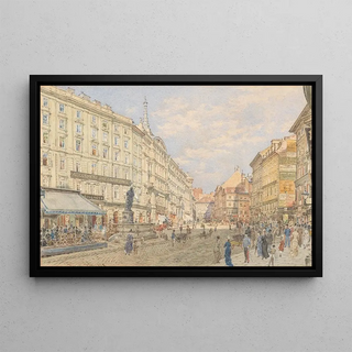 Franz Alt - Graben in Wien mit dem Leopoldsbrunnen.webp