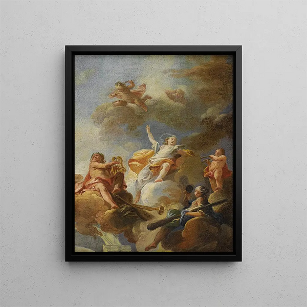 Triomphe des arts - Franz Anton Maulbertsch — kehystetty taideteos seinällä