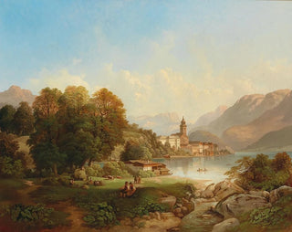 Franz Barbarini - Blick Auf St Wolfgang Am Wolfgangsee.webp