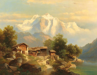 Scène en Suisse - Franz Barbarini — näkymä teoksesta