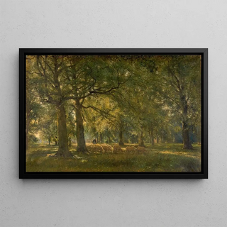 Franz Courtens - Landscape with Sheep.webp