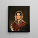 Portrait d'une dame - Franz Eybl — kehystetty taideteos seinällä