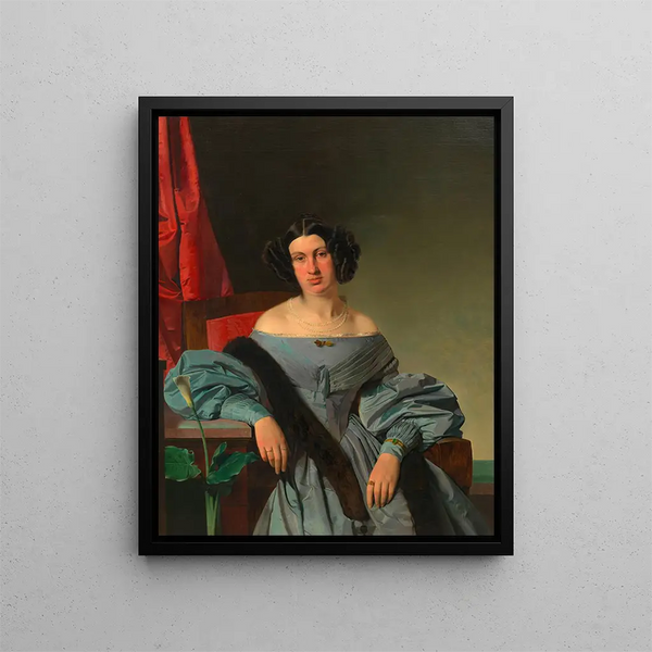 Franziska Schweighofer synt. Wei - Franz Eybl — kehystetty taideteos seinällä