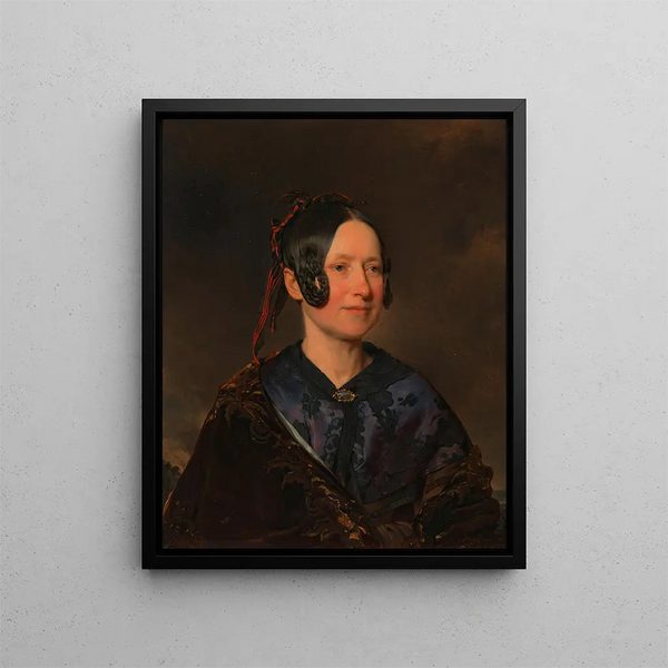 Sofie Fick, Rudolf von Arthaberin sisko - Franz Eybl — kehystetty taideteos seinällä