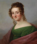 Mme Bertha Schroeter, Mittag Dresdenin postimestarin tytär - Franz Gerhard von Kügelgenin piiri — näkymä teoksesta