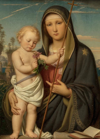 Franz Ittenbach - The Madonna of the Passion Flower Ecce agnus Dei.webp