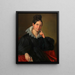 Marie von Niebauer née Mozart 1804-1870 - Franz Kadlik — kehystetty taideteos seinällä