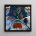 Un Bison en Hiver Le Bison Rouge - Franz Marc — kehystetty taideteos seinällä