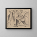 piirustuksesta abstrakti - Franz Marc — kehystetty taideteos seinällä