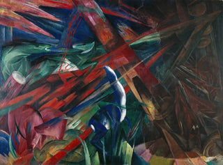 Destins animaux Les arbres ont montré leurs anneaux, les animaux leurs veines - Franz Marc — näkymä teoksesta