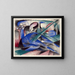 Rakkaushevonen - Franz Marc — kehystetty taideteos seinällä