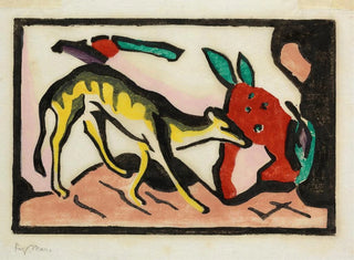 Animal fabuleux - Franz Marc — näkymä teoksesta