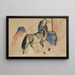 Pieni taruolento maalaus II - Franz Marc — kehystetty taideteos seinällä