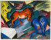 Hevonen punainen ja sininen - Franz Marc — näkymä teoksesta