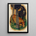 Franz Marc — kehystetty taideteos seinällä