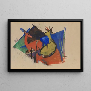 Franz Marc - Two Deer Lying Down.webp