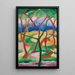 Belettes-maalaus pelissä - Franz Marc — kehystetty taideteos seinällä